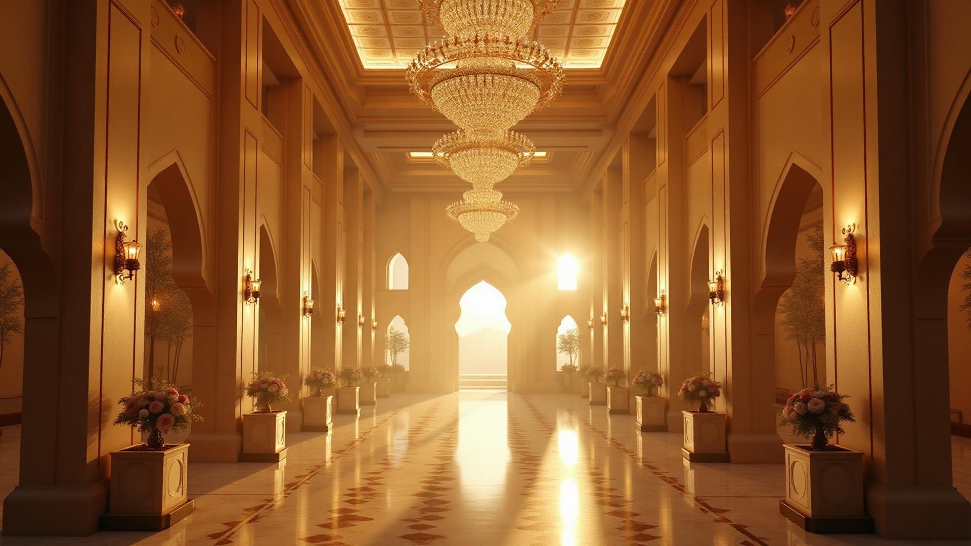 Event hall interior used on the Monasabate website.
